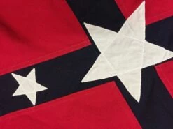 Shea’s 4th Texas Battery Battle Flag Sewn Cotton -Flag Sales 2024 sheas 4th texas battery battle flag sewn cotton detail