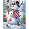 Snowman And Birds House Flag -Flag Sales 2024 snowman and birds house flag