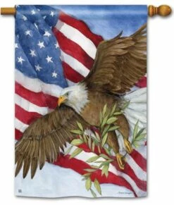 Soaring Eagle House Flag