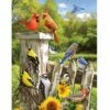 Songbirds On A Fence House Flag -Flag Sales 2024 songbirds on a fence house flag