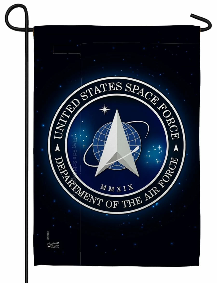 Space Force Sublimated Garden Flag 3 Space Force Sublimated Garden Flag