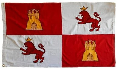Spanish Lions And Castles Sewn Cotton 3×5 Flag 3 Spanish Lions And Castles Sewn Cotton 3×5 Flag