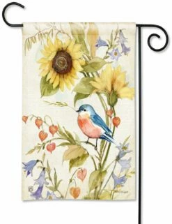 Spring Bluebird Garden Flag