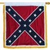 Square Confederate Battle Flag 32″x32″ Sewn Cotton With Gold Fringe -Flag Sales 2024 square confederate battle flag 32×32 sewn cotton with gold fringe