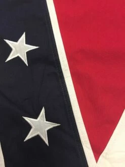 Square Confederate Battle Flag 52″x52″ Sewn Cotton With Grommets