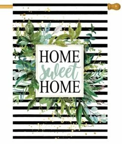 Striped Greens House Flag