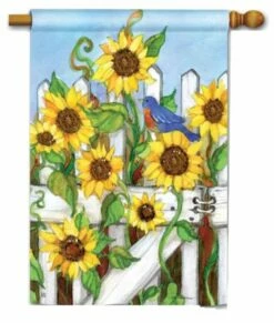 Sunflower Gate House Flag