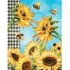 Sunflowers And Bees House Flag