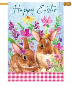 Sweet Bunnies House Flag