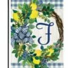 Sweet Home Lemon Wreath Letter F Monogram Garden Flag 1 Sweet Home Lemon Wreath Letter F Monogram Garden Flag -Flag Sales 2024 sweet home lemon wreath letter f monogram garden flag