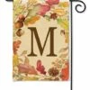 Swirling Fall Leaves Monogram M Garden Flag 1 Swirling Fall Leaves Monogram M Garden Flag -Flag Sales 2024 swirling fall leaves monogram m garden flag