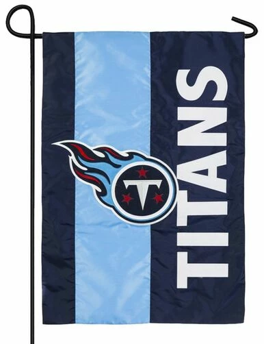 Tennessee Titans Embellished Applique Garden Flag 3 Tennessee Titans Embellished Applique Garden Flag