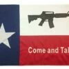 Texas Come And Take It M4 Rifle 3×5 2-Ply Polyester