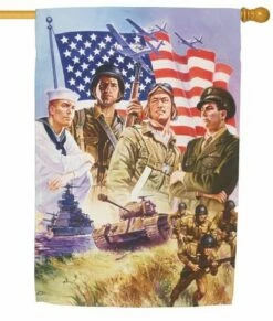 The Armed Forces Sublimated House Flag