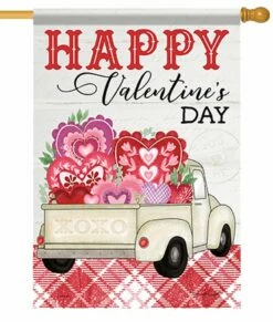 Truckload Of Love House Flag