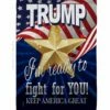 Trump Fight For You Sublimated House Flag -Flag Sales 2024 trump fight for you sublimated house flag