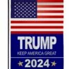 Trump Keep America Great Sublimated Garden Flag