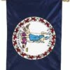Virginia Applique House Flag -Flag Sales 2024 virginia applique house flag