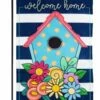 Welcome Home Birdhouse Applique Garden Flag -Flag Sales 2024 welcome home birdhouse applique garden flag