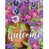 Welcome Pansies House Flag 1 Welcome Pansies House Flag -Flag Sales 2024 welcome pansies house flag