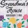 Welcome To Grandma’s House Double Applique Garden Flag