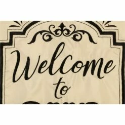 Welcome To Our Home Applique House Flag -Flag Sales 2024 welcome to our home applique house flag detail 1