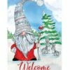 Winter Gnome Welcome House Flag -Flag Sales 2024 winter gnome welcome house flag