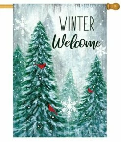 Winter Wonderland House Flag