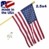 Wood 5ft Pole With Embroidered Nylon Flag Kit 2 Wood 5ft Pole With Embroidered Nylon Flag Kit -Flag Sales 2024 wood 5ft pole with embroidered nylon flag kit